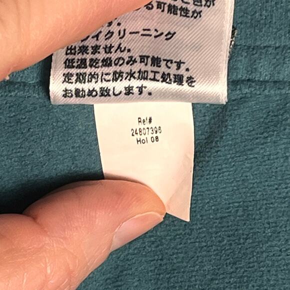 EDDIE BAUER Polar Fleece Lined Pants‎ 12  Gray Pockets Cargo Hiking Straight Leg - Picture 10 of 11